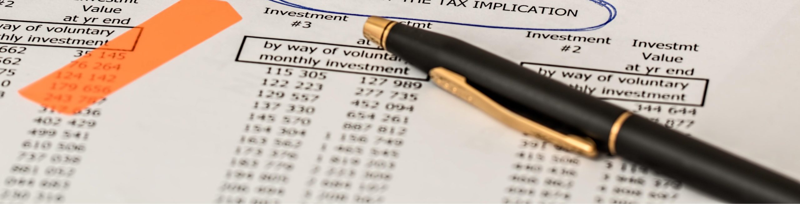 Accrual accounting for investment expenses.