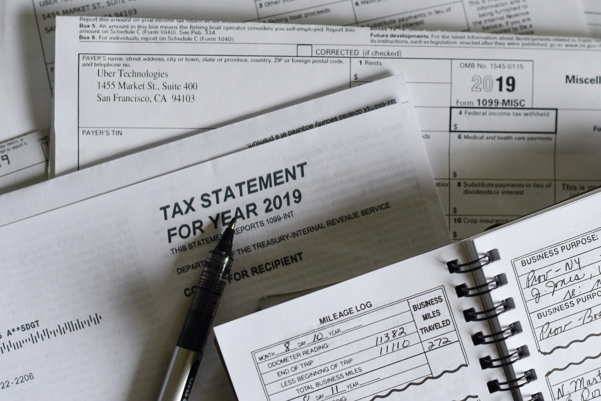 Documents relating to a tax statement. why is bookkeeping important