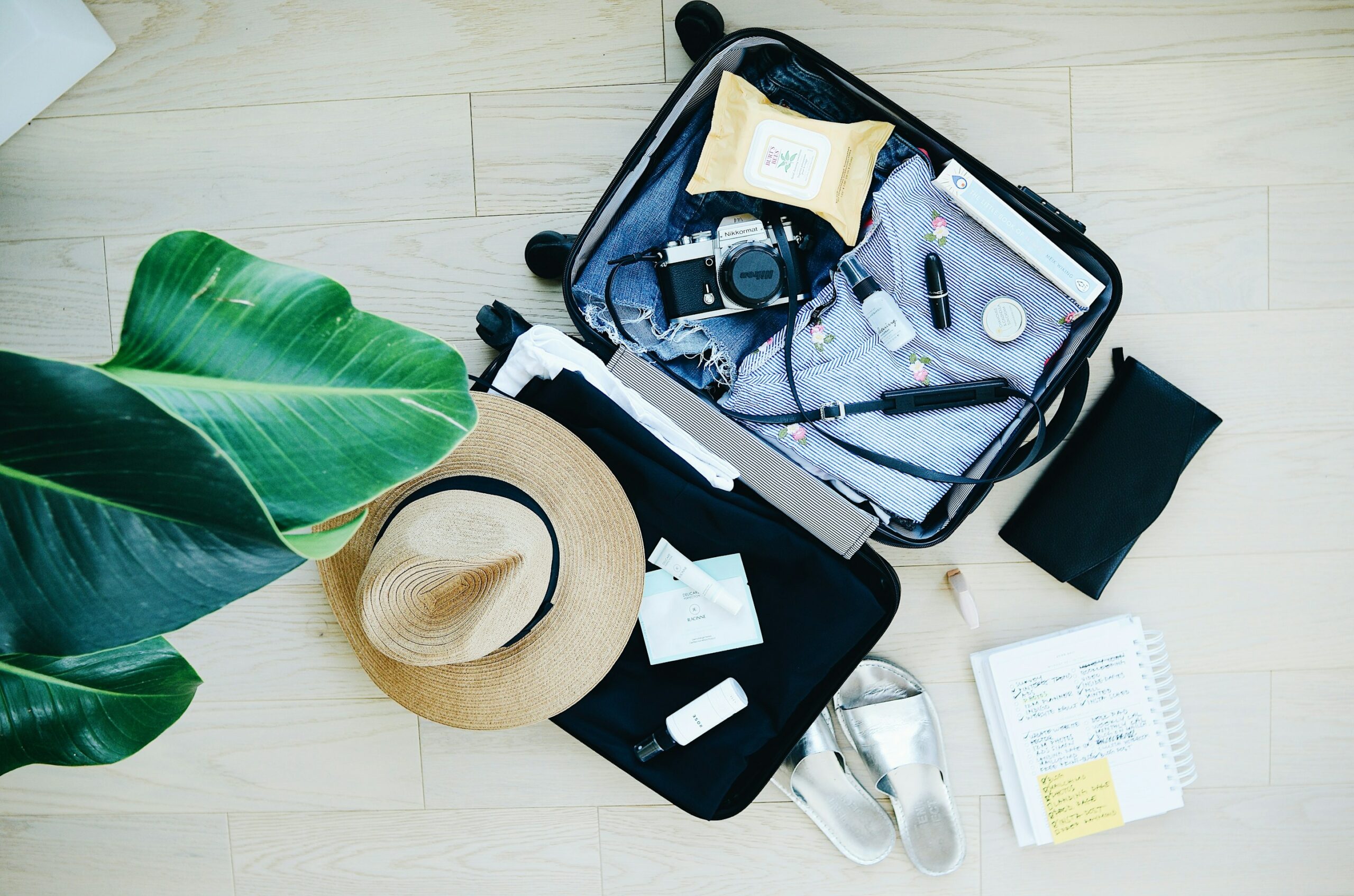 Some things to pack when going on vacation.